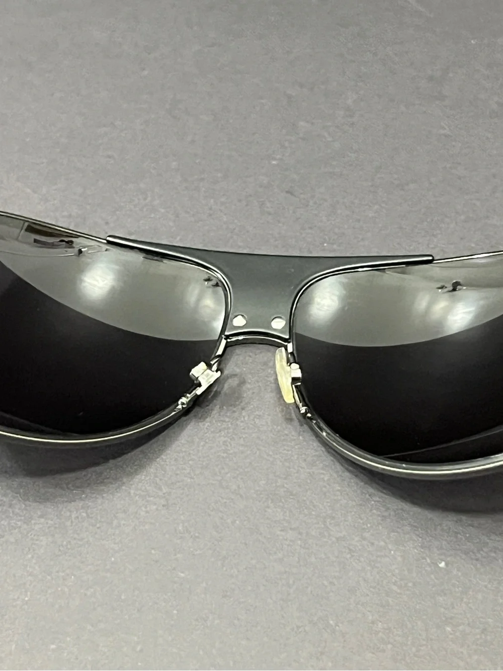 Dior Black Aviator Sunglasses with Dark Lenses